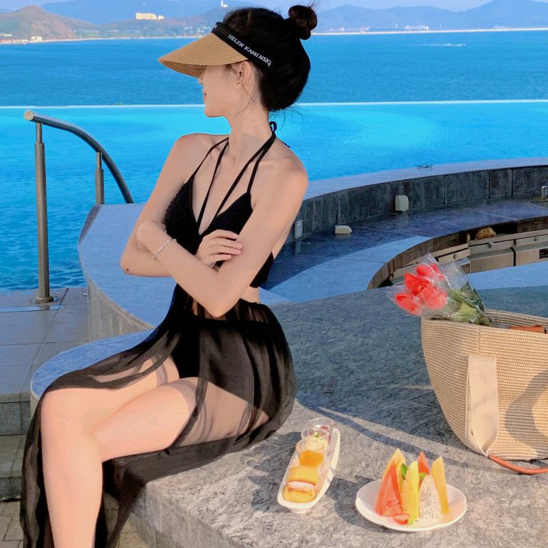 Bộ Đồ Bơi Ba Mảnh Thời Trang Mùa Xuân Hàn Quốc Quyến Rũ