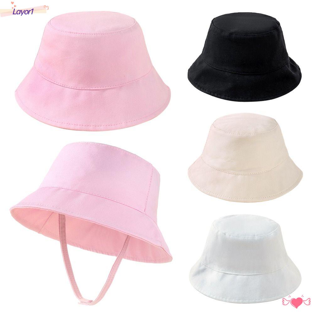 LAYOR1 Mũ Bucket Rộng Vành Che Nắng Gấp Gọn Tiện Dụng Cho Bé