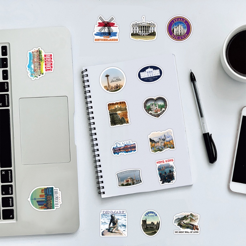 Z&M❀ Bộ 52 Miếng Dán Chống Thấm Nước Dùng Làm Đồ Chơi Kỷ Niệm