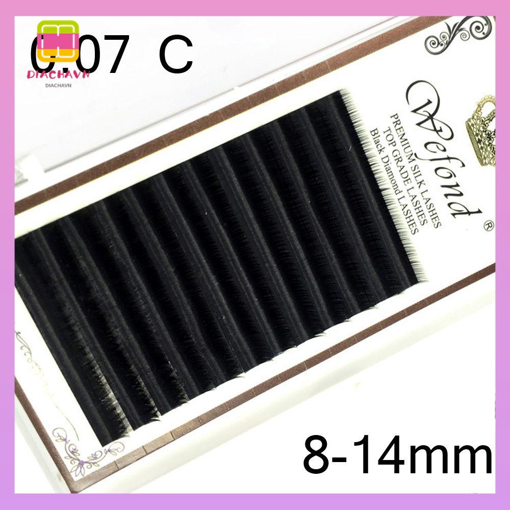 DIACHAVN Lông Mi Giả Cong Dài Tự Nhiên 0.07 C Dành Cho Nữ