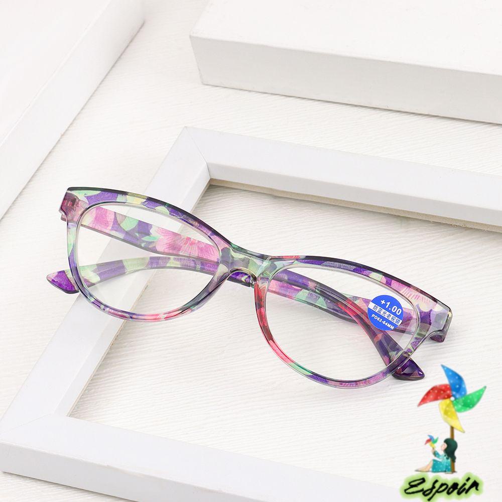 ESPO Kính Đọc Sách Gọng Hoa Siêu Nhẹ Thoải Mái Phong Cách Vintage