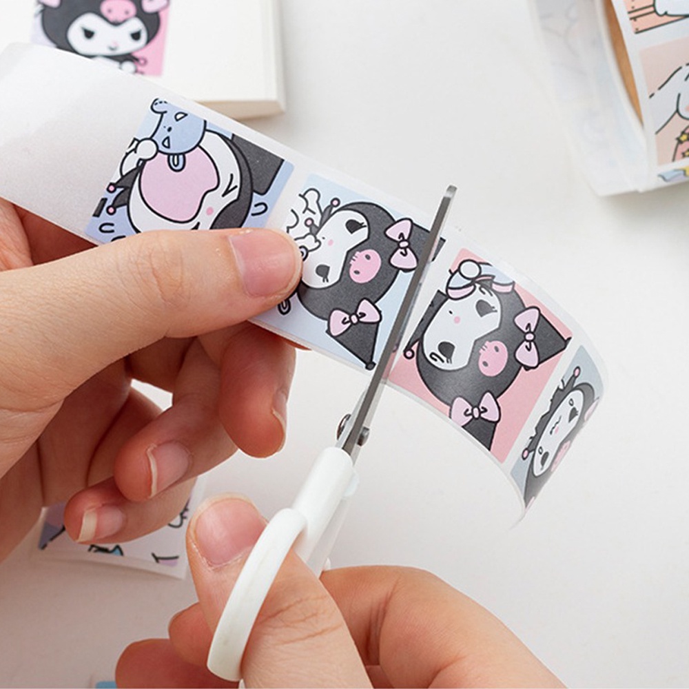 Cuộn Sticker Dán Trang Trí Hình Chú Chó Sanrio Dễ Thương Diy