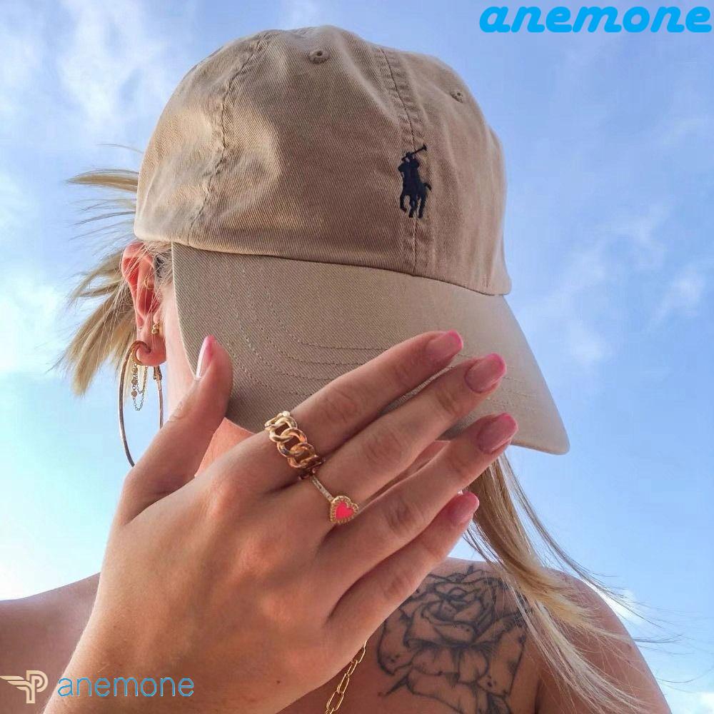 Mũ Lưỡi Trai Chất Liệu Cotton Thêu Logo Ngựa Một Sừng Phong Cách Thể Thao Thời Trang