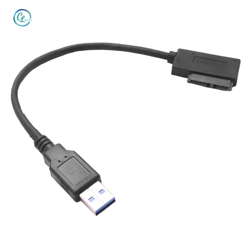 Cáp ChuyểN ĐổI Ổ CứNg USB 3.0 Sang 7 + 6 13Pin SATA Cho Laptop CD / DVD ROM