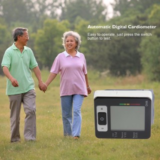 Automatic Digital Wrist Upper Monitor Heart Meter LCD Screen