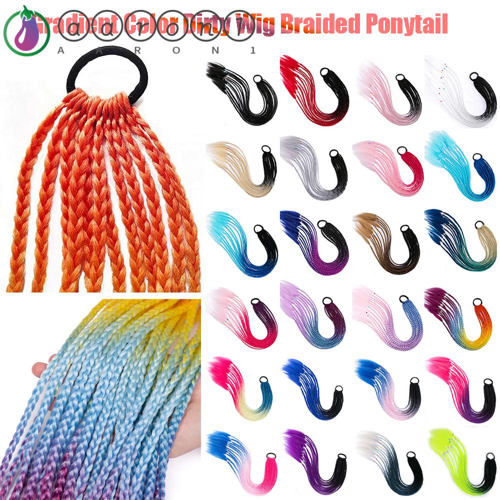 AARON1 Dây Buộc Tóc Màu Gradient Thời Trang Cho Nữ