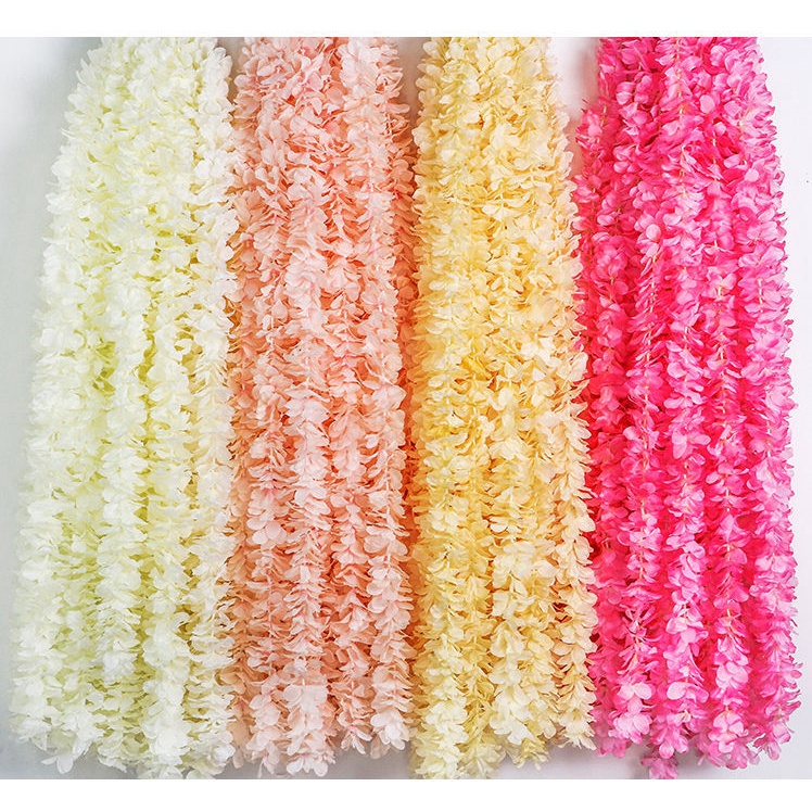 Dây Hoa Tử Đằng Giả 100cm Bằng Lụa Treo Trang Trí Nhà Cửa Đám Cưới