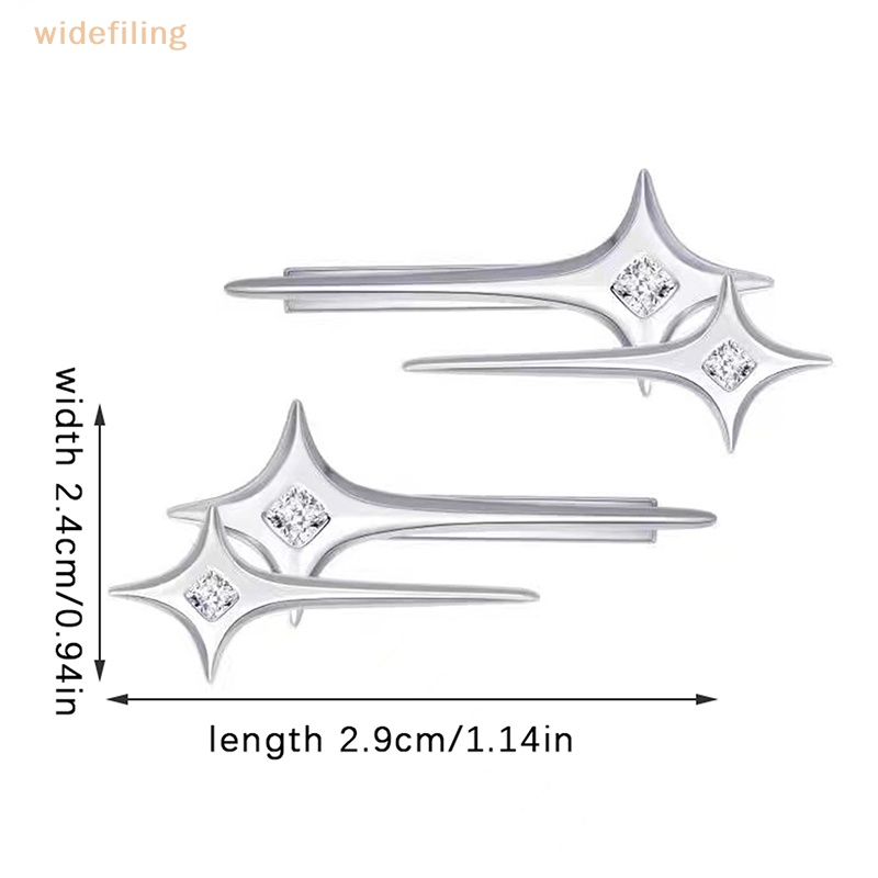 1 Kẹp Tóc Ngôi Sao Đính Đá Thời Trang Cho Nữ Y2K