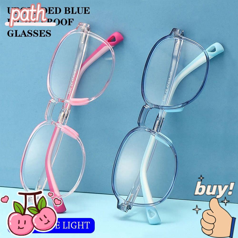PATH Mắt Kính Bảo Vệ Mắt Chống Ánh Sáng Xanh Siêu Nhẹ Thoải Mái Khi Đi Học / Trực Tuyến Cho Bé
