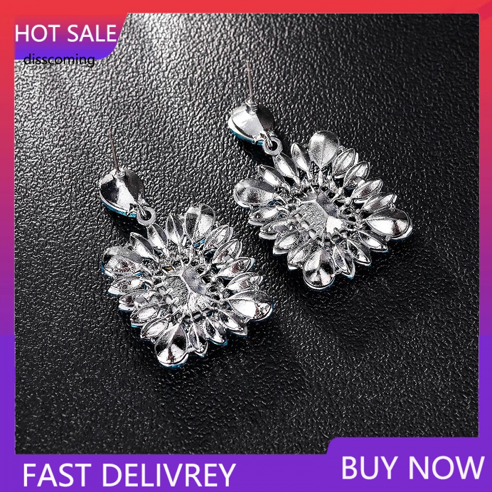 Áo Thun Tay Ngắn In Chữ SL| Bông Tai Hình Vuông Phong Cách Âu Mỹ Thời Trang Cho Nữ