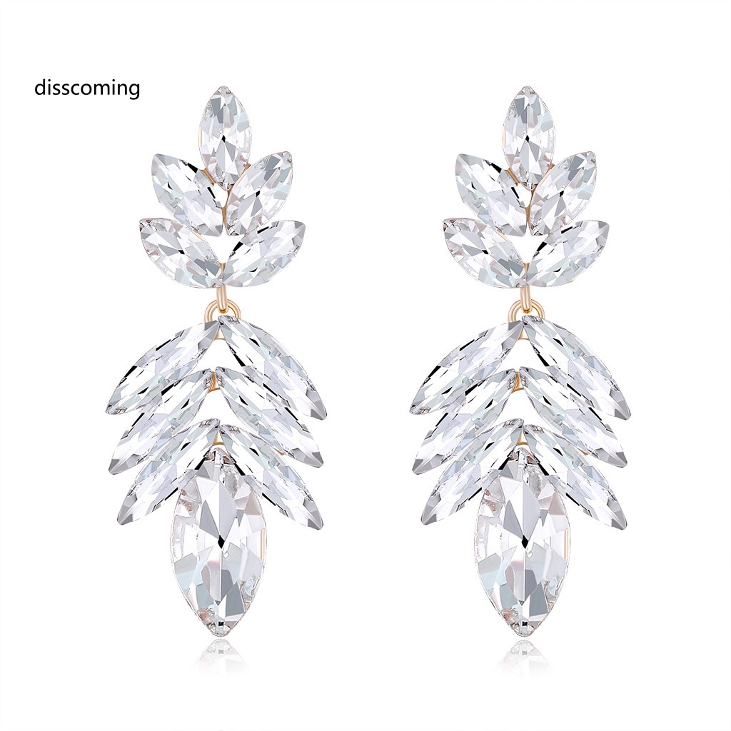 Áo Thun Tay Ngắn In Chữ SL| Đôi Bông Tai Dáng Dài Đính Đá Thời Trang Cho Cô Dâu