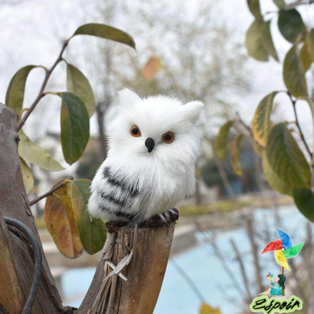 ESPO Set 2 Đồ trang trí Chim Cú Giả Trang Trí Sân Vườn