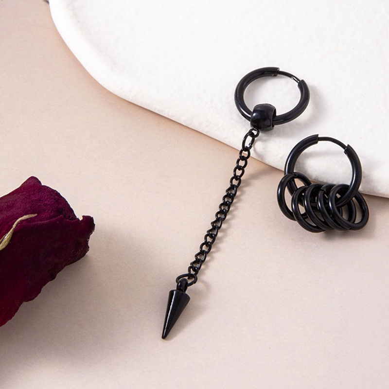 Ygt Khuyên Tai Thép Không Gỉ Hình Mũi Tên Phong Cách Hip Hop Hàn Quốc Cho Nam