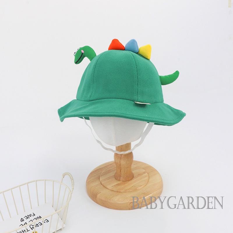 Mũ Tai Bèo Vành Rộng Họa Tiết Khủng Long Thời Trang Mùa Hè Cho Bé 1-2 Tuổi