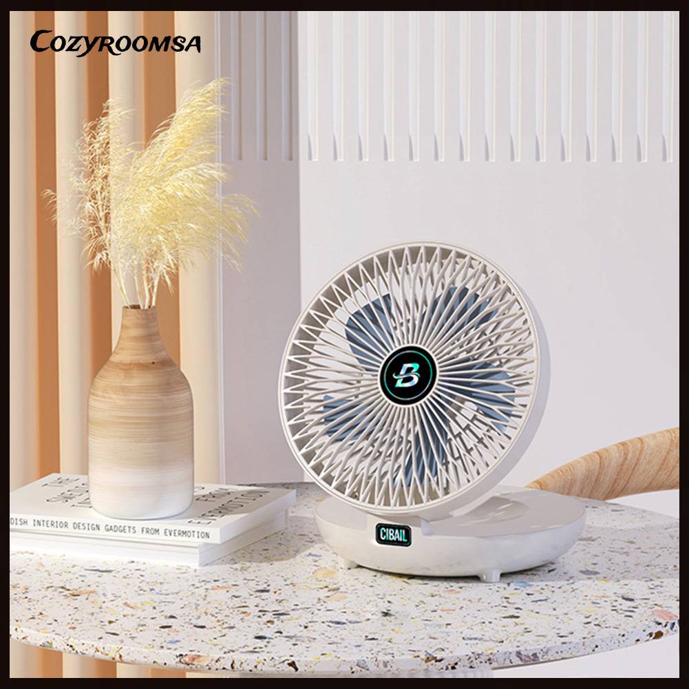 Quạt Gắn Tường 1200mAh / USB Yên Tĩnh Có Thể Sạc Lại Cho Nhà Ở / Văn Phòng