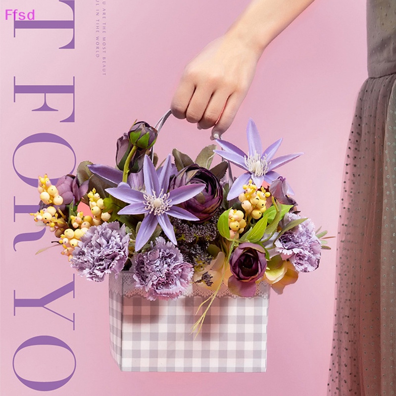 1 Túi Giấy Đựng Hoa Chống Thấm Nước Có Thể Gấp Gọn Tiện Dụng