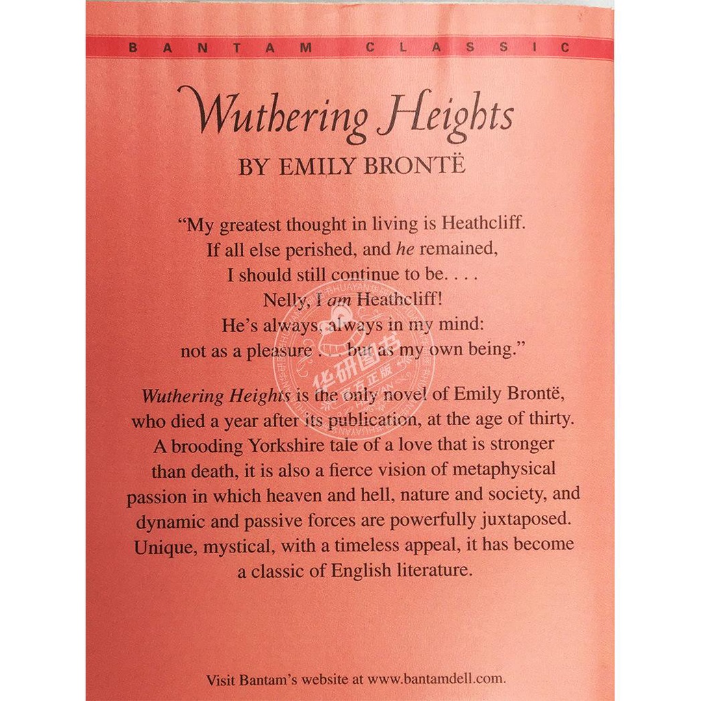Sách Tiếng Anh Wuthering Heights Chính Hãng