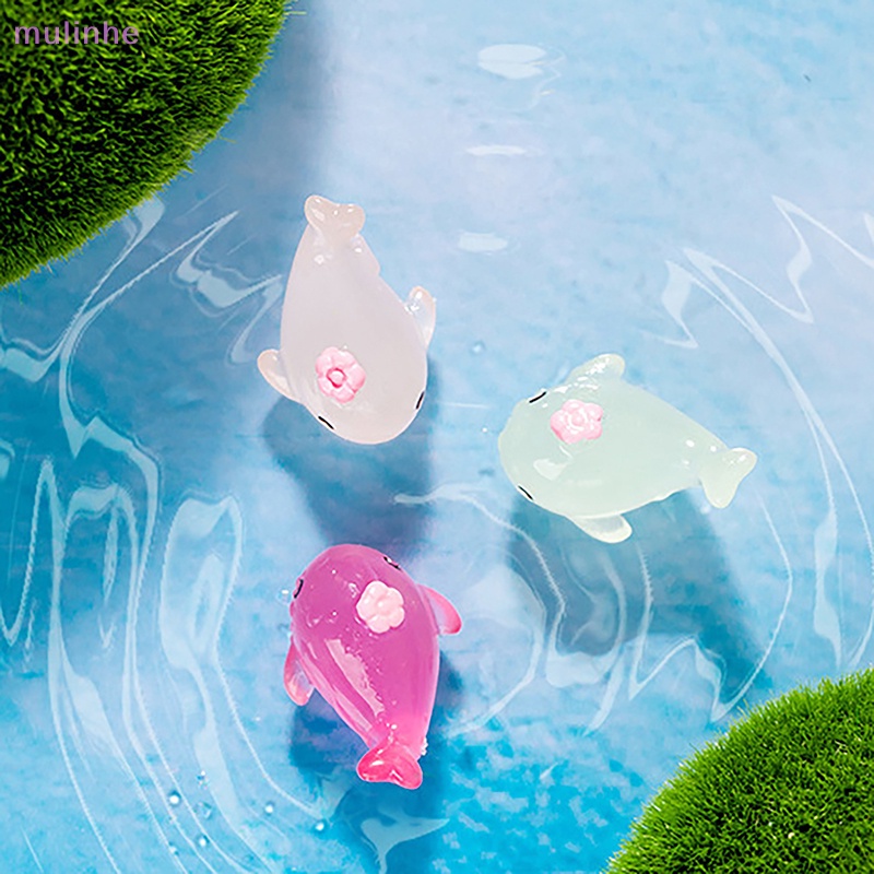 Set 2 Mô Hình Cá Voi / Rùa / Cá Voi Mini Trang Trí Bể Cá