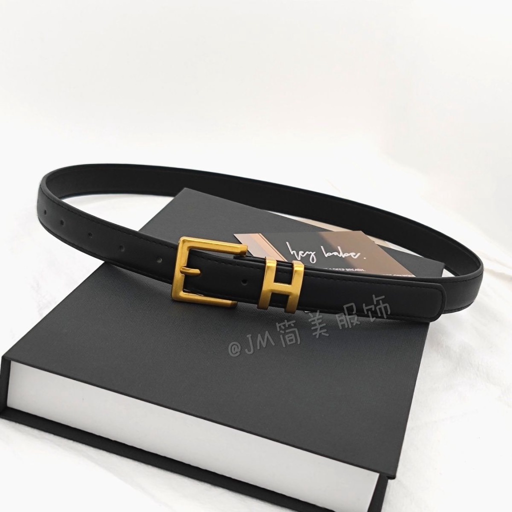 Hàng Có Sẵn! Dây Nịt Da Thật Unisex Thời Trang Chất Lượng Cao