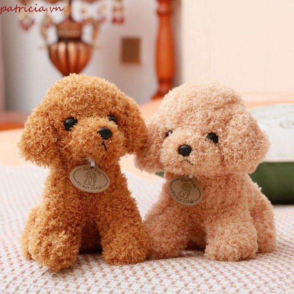 PATRICIA Đồ chơi nhồi bông Mềm Mại Hình Chú Chó Đáng Yêu Trang Trí Móc Khóa