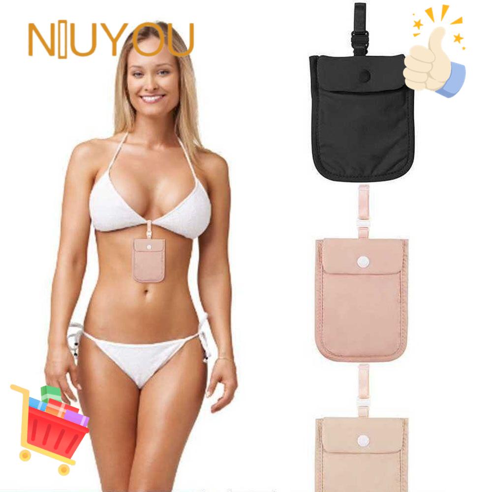 NIUYOU Ví Đựng Tiền Xu Đeo Thắt Lưng Siêu Mỏng Chất Lượng Cao Cho Nữ
