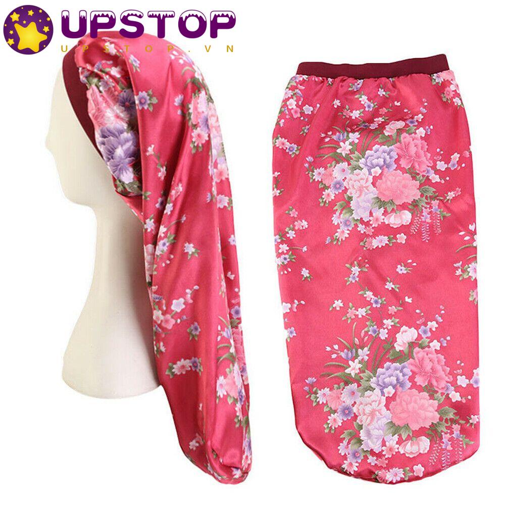 UPSTOPVN Mũ Trùm Tóc Bằng Vải Satin Thời Trang Cho Nữ