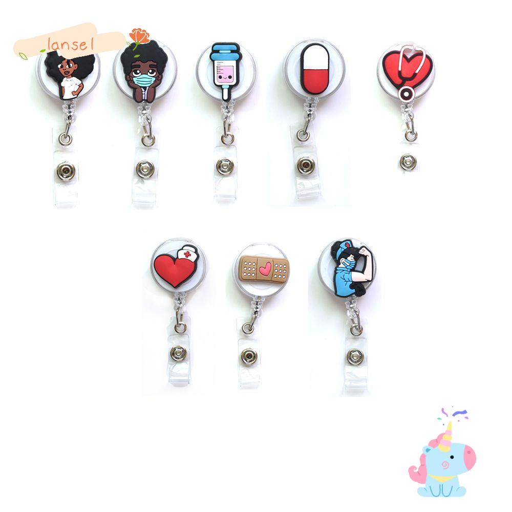 LANSEL Giá Đỡ Thẻ ID / Huy Hiệu Y Tế Có Thể Thu Gọn Tiện Dụng