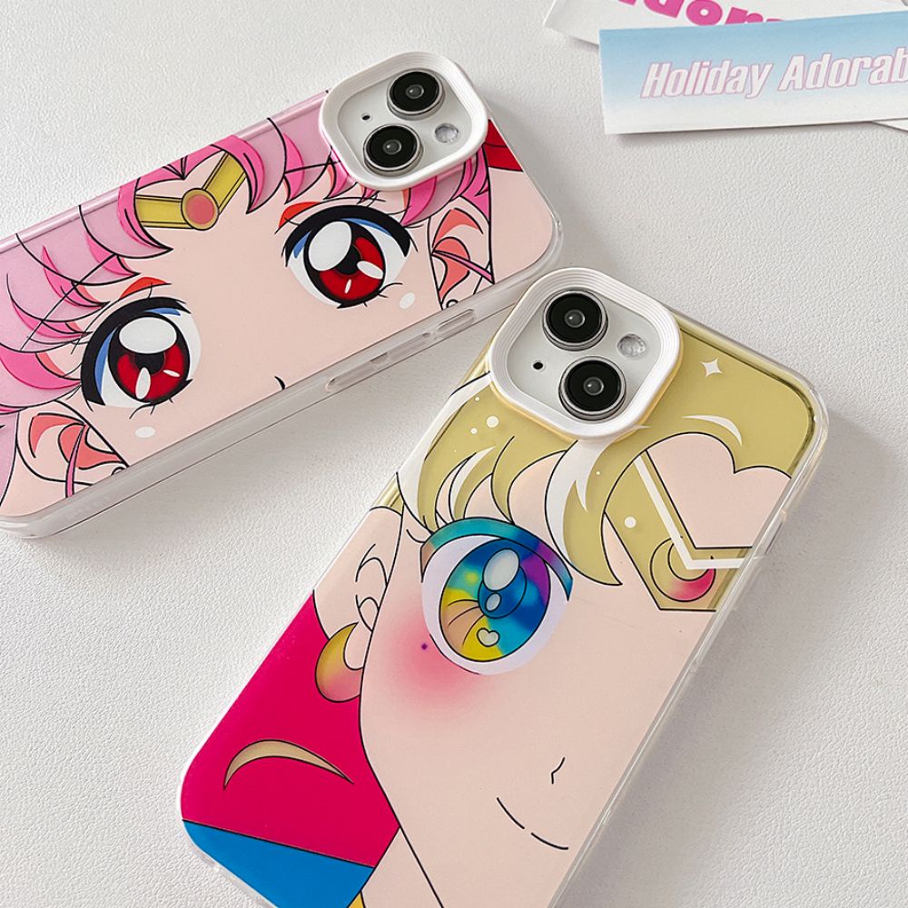 Ốp Điện Thoại TPU Mềm Chống Bụi Chống Rơi Hình Thủy Thủ Mặt Trăng Cho IPhone 14 13 12 11 Pro Max X XR 8 7 Plus