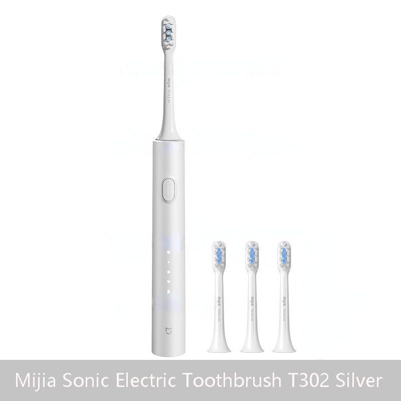 Bàn Chải Đánh Răng Điện XIAOMI Mijia Sonic T302 3 Màu 4 Đầu Chống Thấm Nước IPX8 Xoay 360 Độ° Đế Sạc Không Dây 4 Chế Độ Làm Sạch Răng 4 Răng