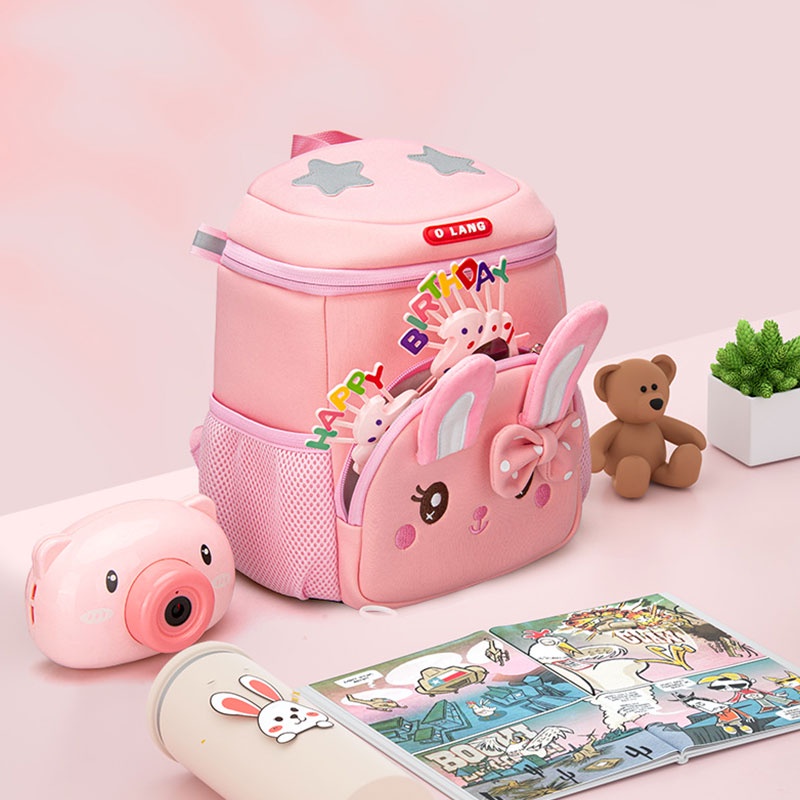 Bololo Balo Siêu Nhẹ Hình Thỏ Dễ Thương Cho Trẻ Mẫu Giáo