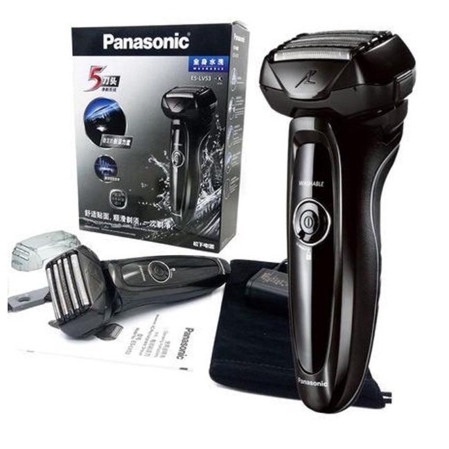 Máy Cạo Râu 5 Lưỡi PANASONIC ES-LV53 /  ES - LV9Q, Chuẩn Kháng Nước, Sạc Nhanh, Made In Japan, BH 24 ThángShop Authentic