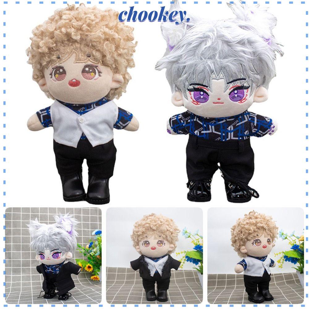 CHOOKEY 1 Bộ Quần Áo Thời Trang Cho Búp Bê 20cm (1 Bộ)