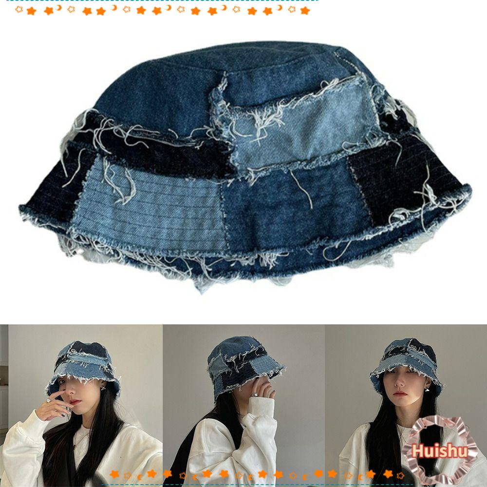 HS Nón Tai Bèo Denim Thoáng Khí Thời Trang Mùa Hè