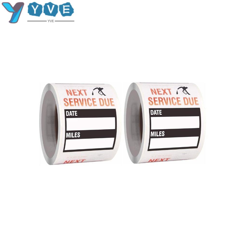 YVE Bộ 2 Cuộn Miếng Dán Trang Trí Kính Chắn Gió Tháo Rời Được Tiện Lợi