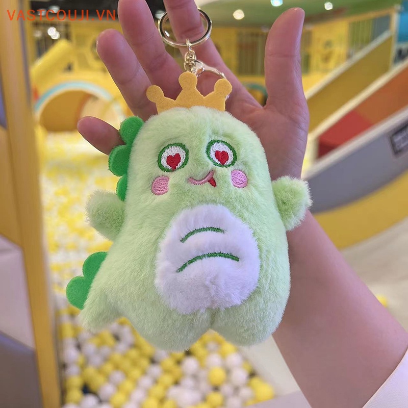 1 Móc Khóa Khủng Long Nhồi Bông 15cm Dễ Thương