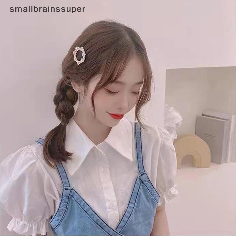 Kẹp Tóc Nhỏ Hình Hoa Mặt Trăng Đính Đá Cho Nữ SBS