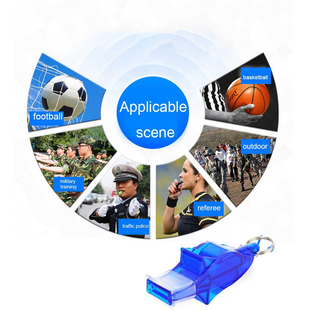 (runbu) Còi Trọng Tài Nhỏ Gọn Nhiều Màu Sắc Kèm Dây Buộc Thiết Bị Thể Thao Khẩn Cấp