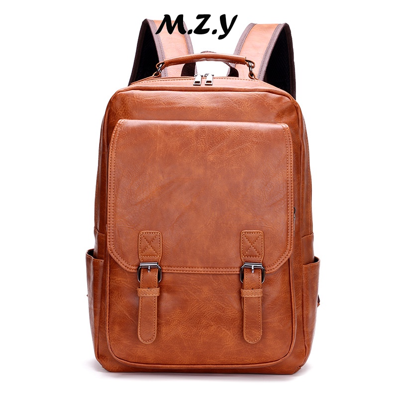 MZY  Balo nam Balo da mềm PU nhiều màu Cỡ Lớn Balo Thời Trang 2023 NEW  Comfortable Phong cách Korean Style Trendy K96T0EV 37Z230910