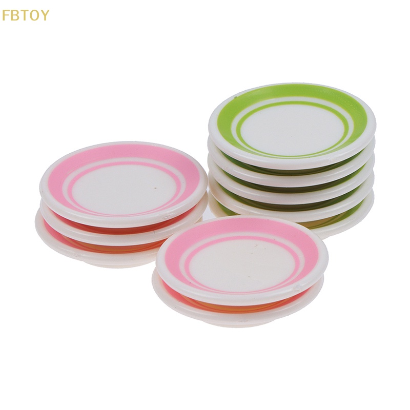 1 Bộ Chén Đĩa Thức Ăn Mini Trang Trí Nhà Búp Bê