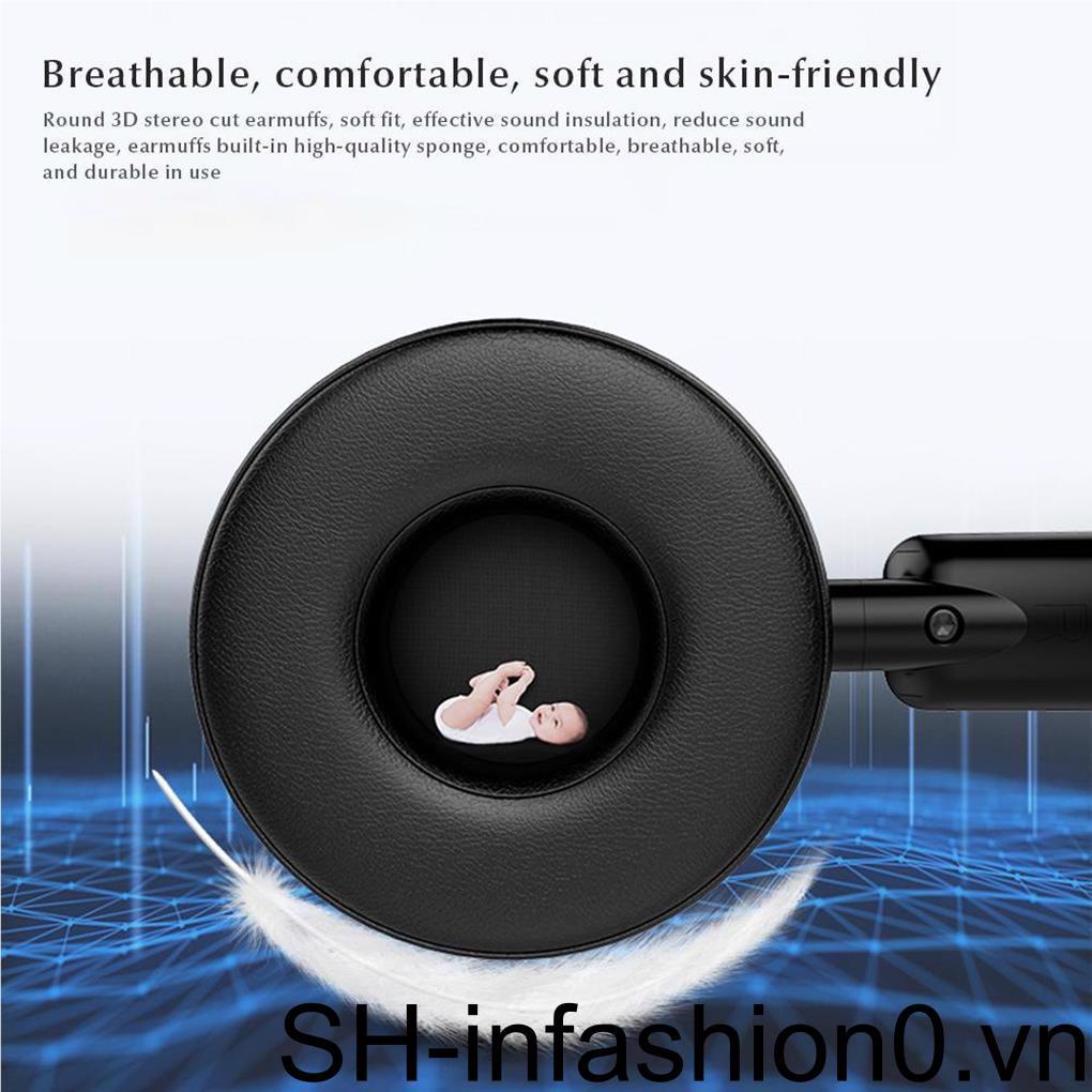 Tai Nghe Chụp Tai Chống Ồn Có Thể Điều Chỉnh Tiện Lợi Dành Cho Văn Phòng