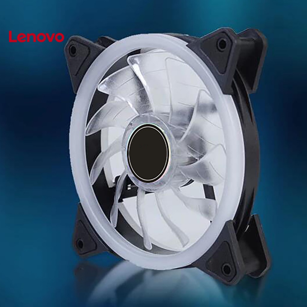 Quạt Làm Mát Hình Hoa Hướng Dương Tích Hợp Đèn RGB 12cm Không Ồn Tiện Dụng Cho