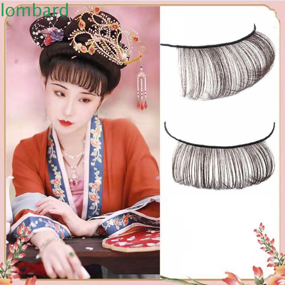 LOMBARD Trâm Cài Tóc Bằng Sợi Tổng Hợp Phong Cách Trung Hoa Dễ Thương