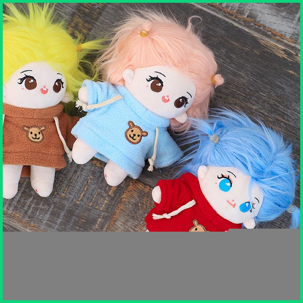 Búp Bê Nhồi Bông Cotton Mềm Mại Co Giãn Không Biến Dạng Mặc Trang Phục Ngọt Ngào Cho Bé Gái