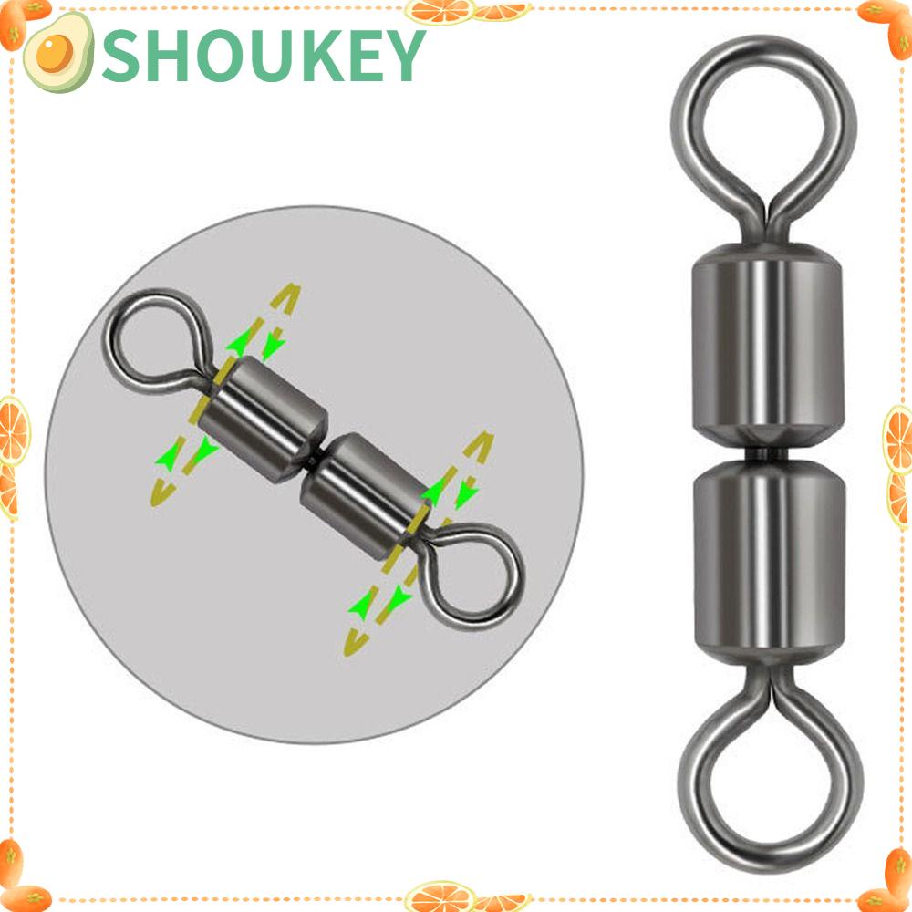 SHOUKEY Móc Nối Câu Cá Bằng Thép Không Gỉ Thiết Kế Mới Tiện Lợi Dễ Sử