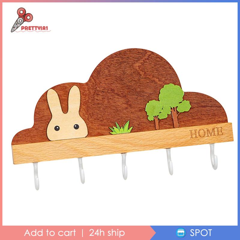 Móc Treo Chìa Khóa Gắn Tường Thiết Kế Dễ Thương Trang Trí Nhà Cửa