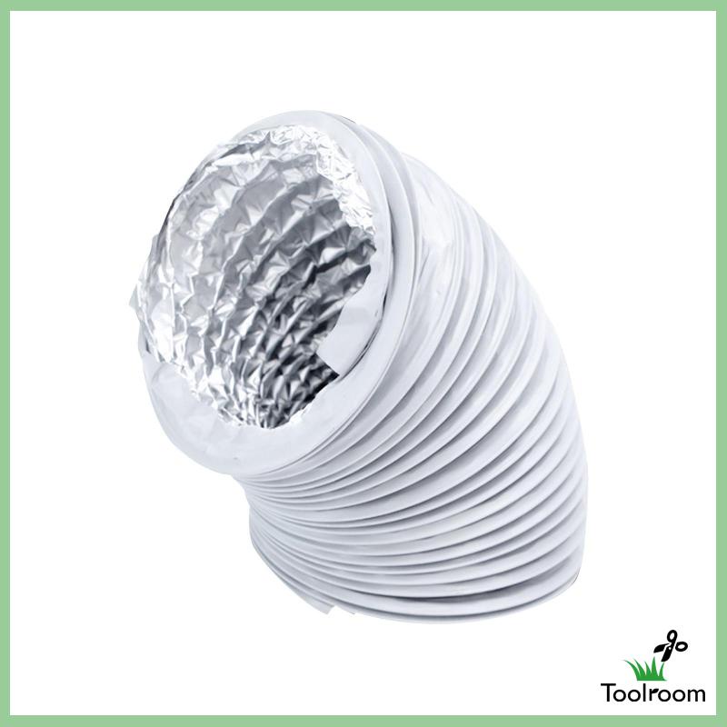 Máy Sấy Ống Thông Hơi Linh Hoạt Bằng Lá Nhôm Dài 19 Feet Cho Máy Giặt