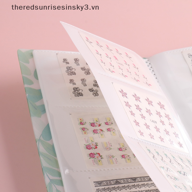 Album Rỗng 120 Ngăn Đựng Miếng Dán Móng Nghệ Thuật Thời Trang