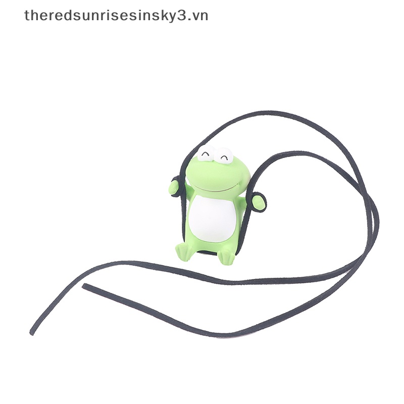 # # Mặt Dây Chuyền Hình Chú Ếch Đu Quay Gypsum Dễ Thương Trang Trí Nội Thất Xe Hơi Tự Động Phía Sau.