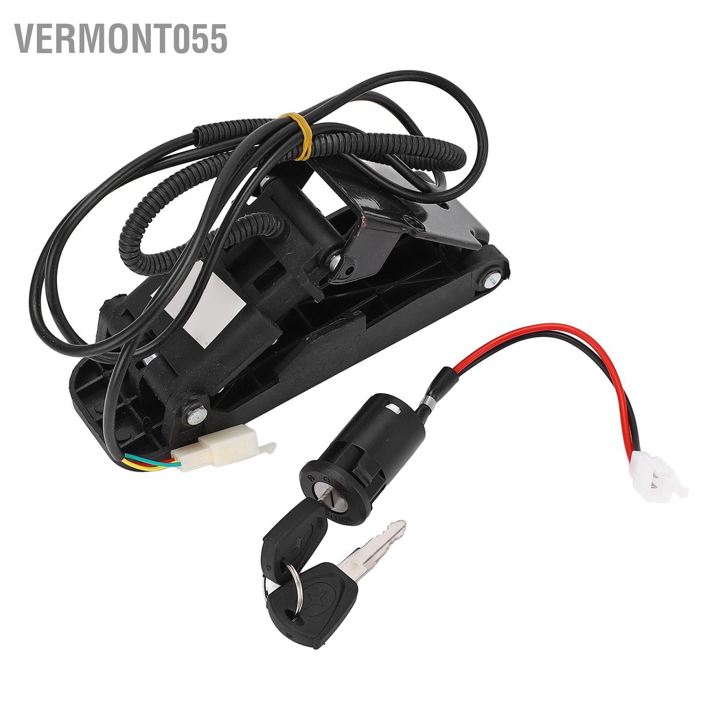 Vermont055 Bộ điều khiển động cơ tốc độ 24V 500W và bàn đạp ga có phím khóa cho xe điện Scooter
