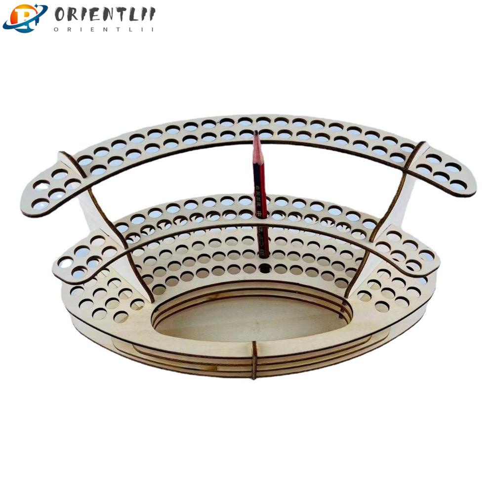 ORIENTLII Giá Đỡ Bút Bằng Gỗ Thiết Kế Độc Đáo Cho Văn Phòng